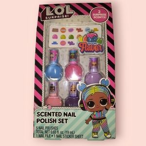 L.O.L. Surprise Scented Nail Polish Set NIB